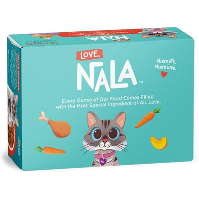 Paté de pollo con zanahoria y calabaza en caldo, alimento húmedo sin cereales para gatos adultos, lata de 75 g, caja de 12