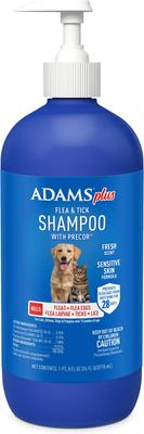 Plus Flea & Tick Shampoo Sensitive Skin for Cats & Dogs, 1-gal bottle
