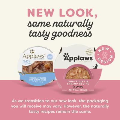 Tuna Fillet & Shrimp Recipe in Gravy Wet Cat Food, 2.12-oz cup, case of 10