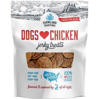 USA Dogs Love Chicken Grain-Free Jerky Patties Dog Treats, 32-oz bag