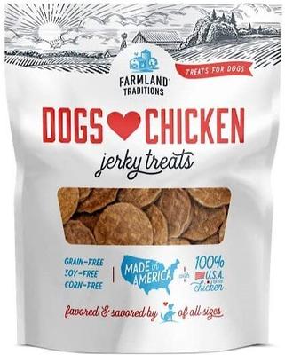 USA Dogs Love Chicken Grain-Free Jerky Patties Dog Treats, 32-oz bag