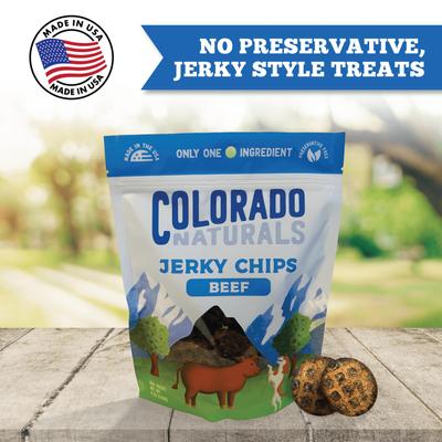 Beef Jerky Dog Treats, 6-oz bag
