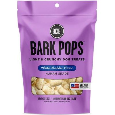 Bark Pops - Golosinas ligeras y crujientes para perros con sabor a batata y manzana sin pollo, bolsa de 4 oz