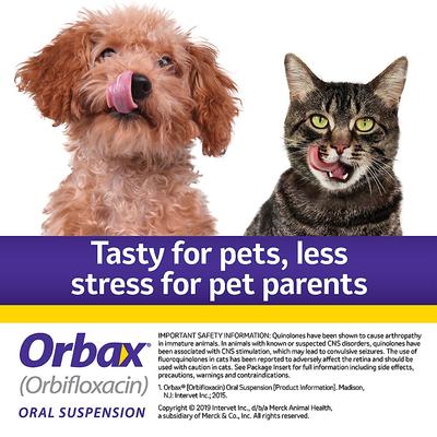 (orbifloxacin) Oral Suspension for Dogs & Cats, 30 mg/mL, 20-mL