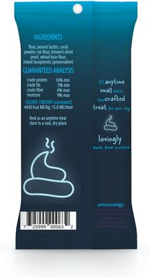 Snack Pack Carob Dog Treat, 2.5-oz bag, case of 8