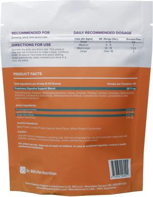 Feline Digestive Support Cat Supplement Powder, 60-gm pouch