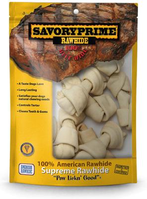 Rawhide Medium Bone 6-7" Dog Chews, 6 count