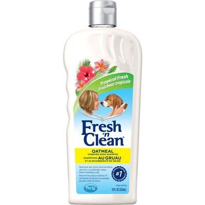 PetAg, Fresh 'n Clean Oatmeal 'n Baking Soda Shampoo, Tropical Fresh Scent, 532 ml.