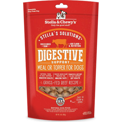 Solutions Digestive Boost Freeze-Dried Raw Grass-Fed Beef Dinner Morsels Dog Food. 370 g.