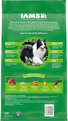 Proactive Health Minichunks Adult Beef & Rice Recipe Dry Dog Food, 7-lb bag