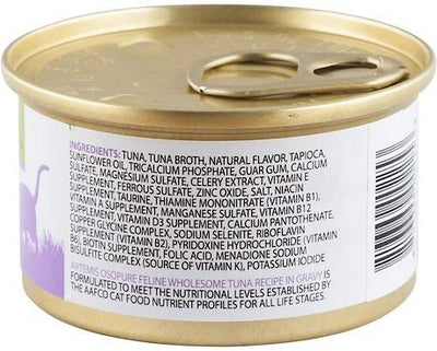 Comida enlatada para gatos Osopure con atún en salsa, sin cereales, 3 oz, caja de 24