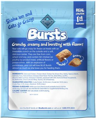 Bursts with Paw-Licken Chicken Cat Treats, 5-oz bag