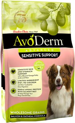 Advanced Sensitive Support Salmon & Oatmeal Formula Dry Dog Food, 4-lb bag