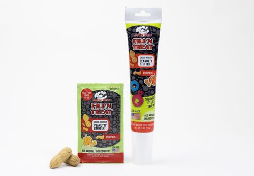 Fill'n Pumpkin Peanut Butter Dog Treat, 1-oz bag, 10 count
