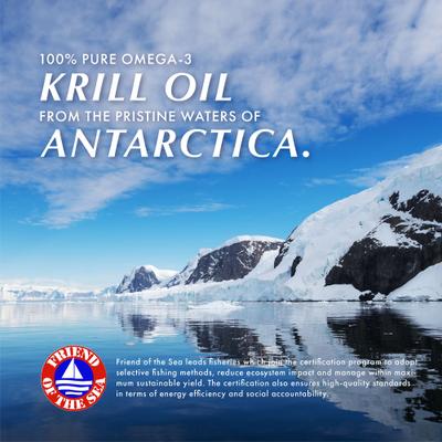 Krill Oil Capsules Dog & Cat Supplement, 60 count