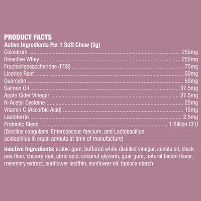 Allergy, Itch & Immune Support Soft Chews Dog Supplement, 60 count