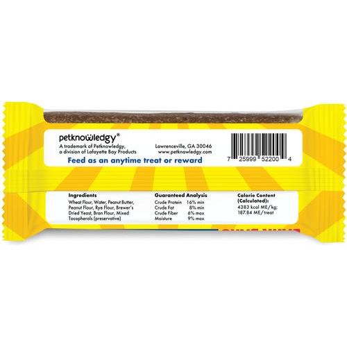 Bark Bars Peanut Butter Dog Treat, 1.5-oz, 6 count