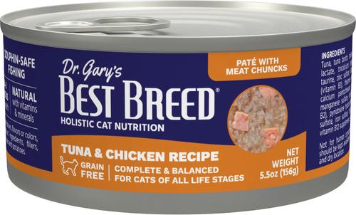 Tuna & Chicken Grain-Free Pate Wet Cat Food, 3-oz can, case of 24