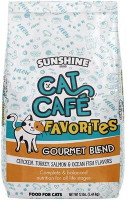 Gourmet Blend Dry Cat Food, 12-lb bag