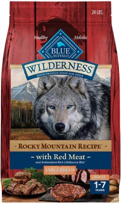 Wilderness Red Meat & Grains Rocky Mountain Recipe High-Protein Large Breed Adult Dry Dog Food, 28-lb bag