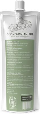 Golosina calmante para perros Chill de mantequilla de cacahuete y manzana, bolsa de 8 oz