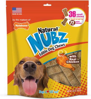 Natural Nubz Chicken Dog Treat, Small, 8 count