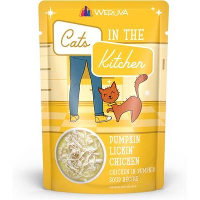 Cats in the Kitchen Mack, Jack & Sam Salmon, Mackerel & Tuna Recipe Grain-Free Cat Food Pouches, 3-oz pouch, case of 12