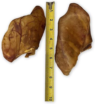 Large Roasted Pig Ears Dog Chews, 50 count