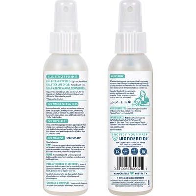 Spray natural contra pulgas, garrapatas y mosquitos para perros y gatos, madera de cedro, botella de 113 ml