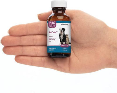 PetCalm Homeopathic Medicine for Anxiety for Dogs & Cats, 1-oz jar