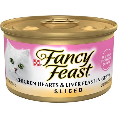 Sliced Turkey Feast in Gravy Canned Cat Food, 3-oz, case of 24