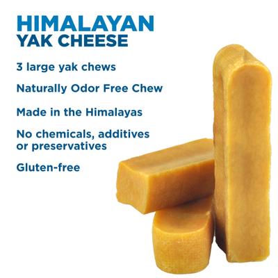 Large Breed Himalayan Cheese Dog Chew, 3 count