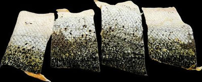 Paquete variado de golosinas liofilizadas para perros con salmón seco crujiente y pieles totalmente naturales, bolsa de 177 g