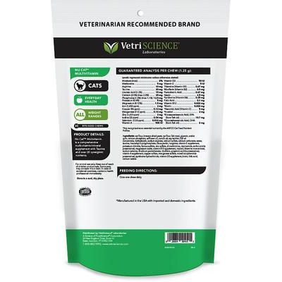 Nu Cat Soft Chews Multivitamínico para Gatos, 30 unidades