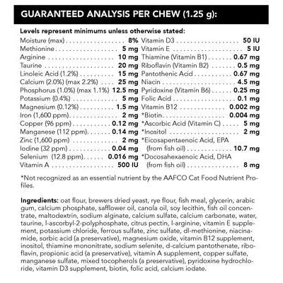 Nu Cat Soft Chews Multivitamínico para Gatos, 30 unidades