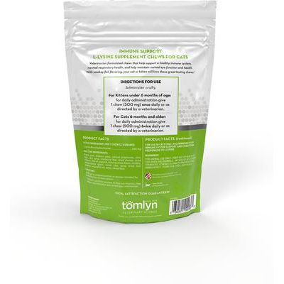 Masticables blandos con sabor a nogal para gatos, suplemento inmunológico (bolsa de 30 unidades)