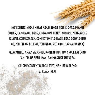 Candy Cane Tube Peanut Butter & Honey Crunchy Dog Treats, 6-oz tube