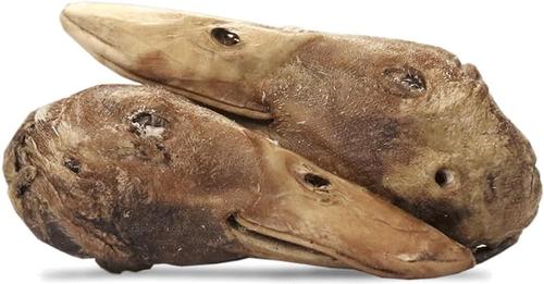 RAW BAR Raw Duck Heads Freeze-Dried Dog Treats, 20 count