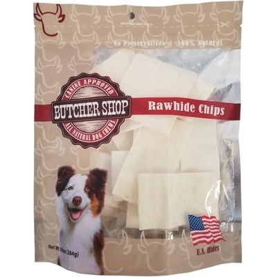 Rawhide Chips Dog Jerky Treat, 10-oz bag