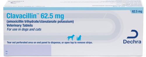 (amoxicillin trihydrate/clavulanate potassium) Tablets for Dogs & Cats, 375-mg, 1 tablet