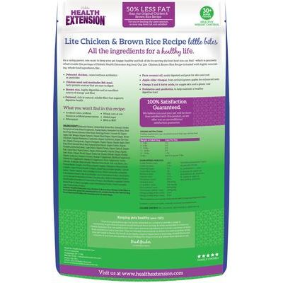 Alimento seco para perros Little Bites Lite con pollo y arroz integral, bolsa de 15 lb