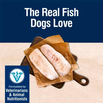 Comida húmeda para perros adultos True Solutions Skin & Coat Care Whitefish, lata de 12.5 oz, 12 unidades