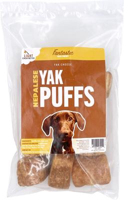 Yak Cheese Puffs Dog Treats, 4-oz bag