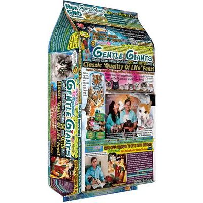 Natural Non-GMO Chicken & Fish Cat & Kitten Dry Cat Food, 9-lb bag