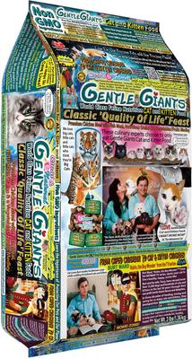 Natural Non-GMO Chicken & Fish Cat & Kitten Dry Cat Food, 9-lb bag