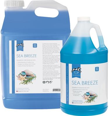Sea Breeze Dog & Cat Shampoo, 1-gal bottle