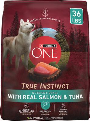 Natural True Instinct High Protein Real Salmon & Tuna Dry Dog Food, 27.5-lb bag