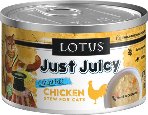 Just Juicy Venison Stew Grain-Free Canned Cat Food, 5.3-oz, case of 24