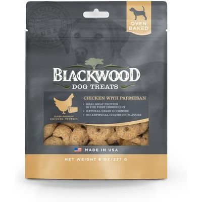 Golosinas horneadas con tocino y mantequilla de maní para perros, bolsa de 8 oz