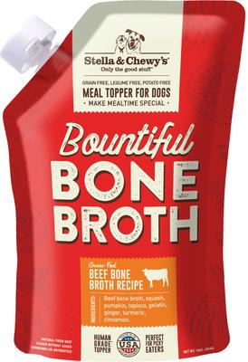 Bountiful Bone Broth Cage-Free Chicken Recipe Meal Dog Food Topper, 16-oz pouch